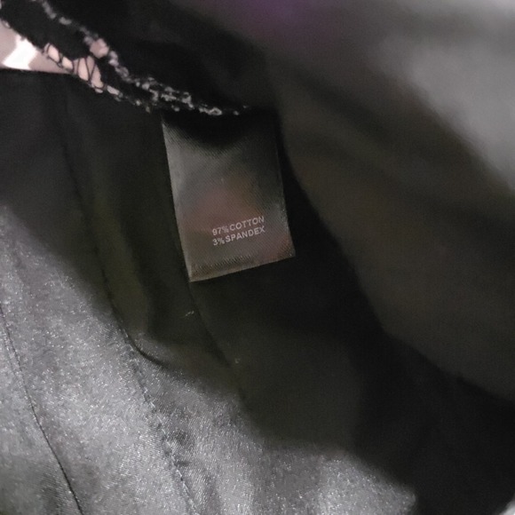 White House Black Market Womens Slim Ankle Pants Size 2R Geometric - Picture 9 of 9